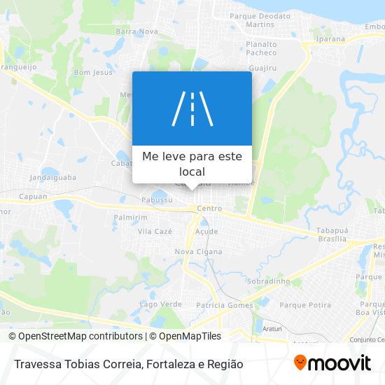 Travessa Tobias Correia mapa