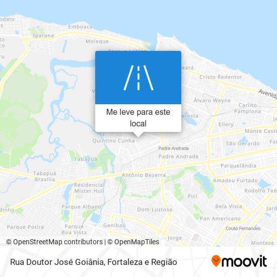 Rua Doutor José Goiânia mapa