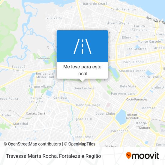 Travessa Marta Rocha mapa