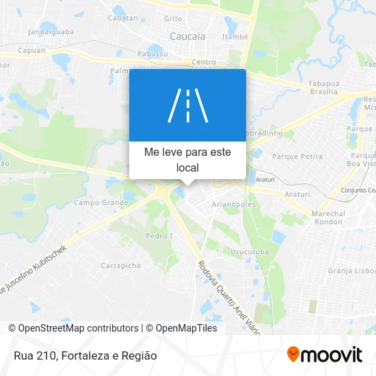 Rua 210 mapa