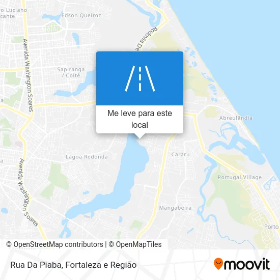 Rua Da Piaba mapa