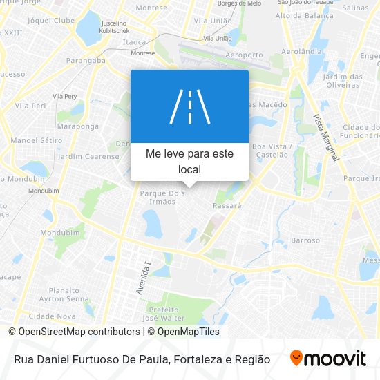 Rua Daniel Furtuoso De Paula mapa