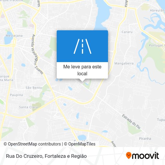 Rua Do Cruzeiro mapa