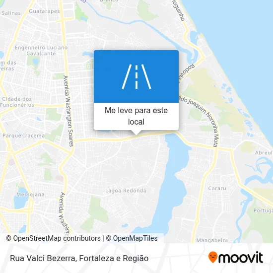 Rua Valci Bezerra mapa