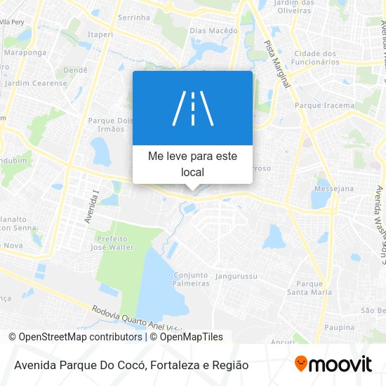 Avenida Parque Do Cocó mapa