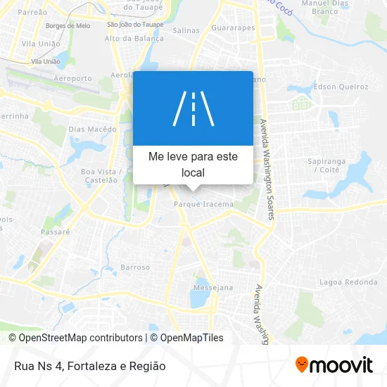 Rua Ns 4 mapa