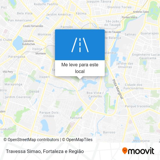 Travessa Simao mapa