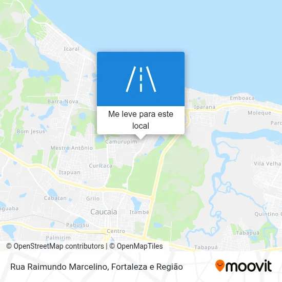 Rua Raimundo Marcelino mapa