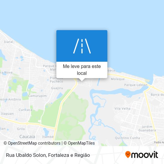 Rua Ubaldo Solon mapa