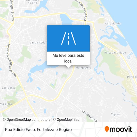 Rua Edisio Faco mapa