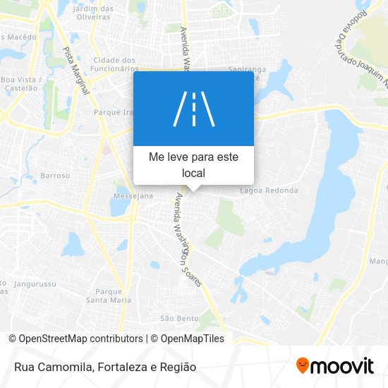 Rua Camomila mapa