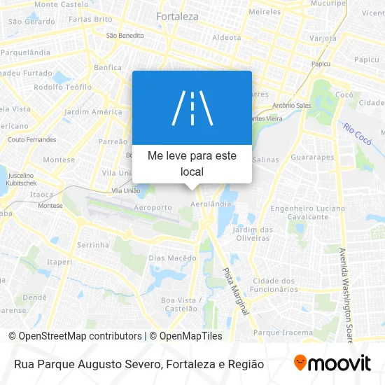 Rua Parque Augusto Severo mapa