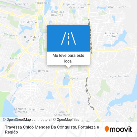 Travessa Chicó Mendes Da Conquista mapa