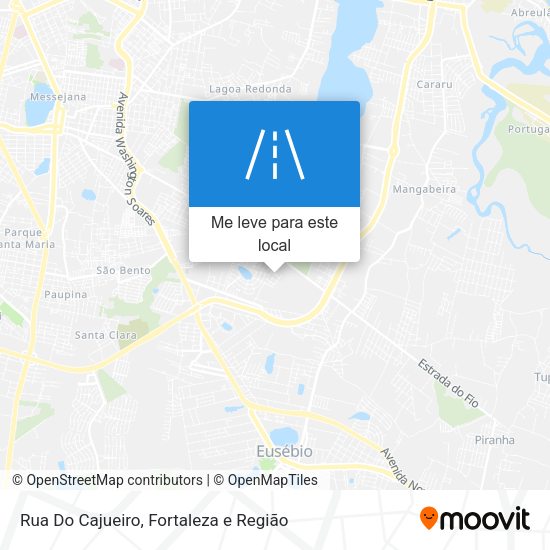 Rua Do Cajueiro mapa