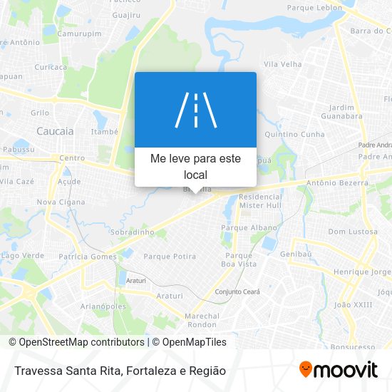 Travessa Santa Rita mapa