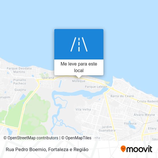 Rua Pedro Boemio mapa