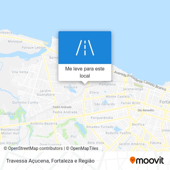 Travessa Açucena mapa