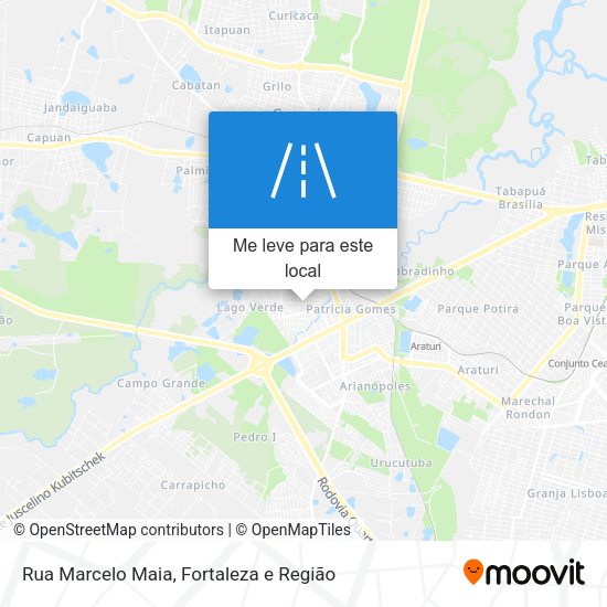 Rua Marcelo Maia mapa