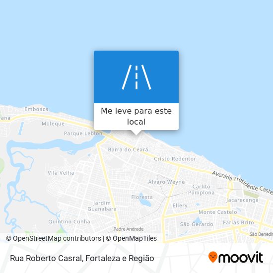 Rua Roberto Casral mapa