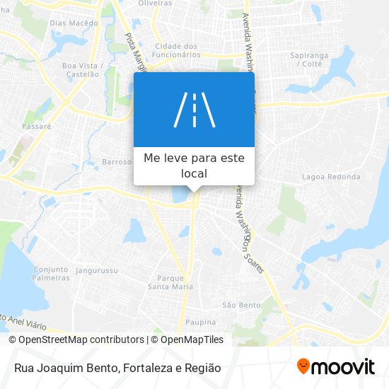 Rua Joaquim Bento mapa