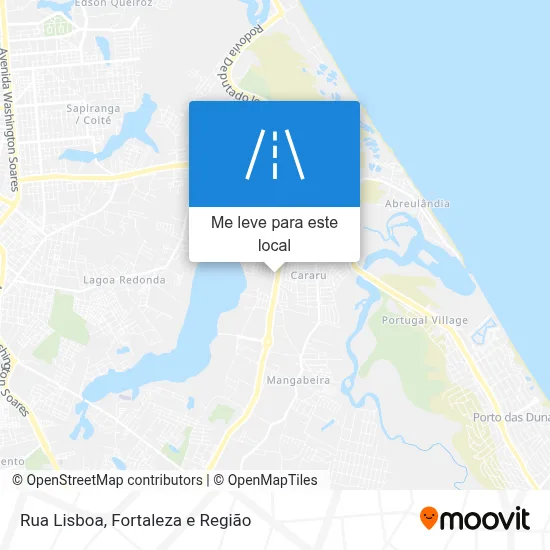 Rua Lisboa mapa