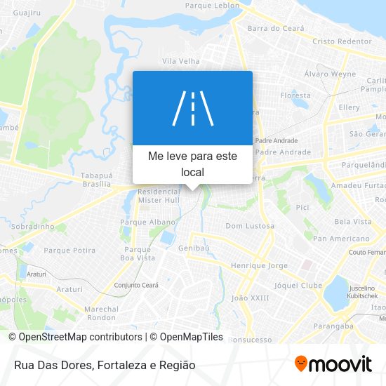 Rua Das Dores mapa