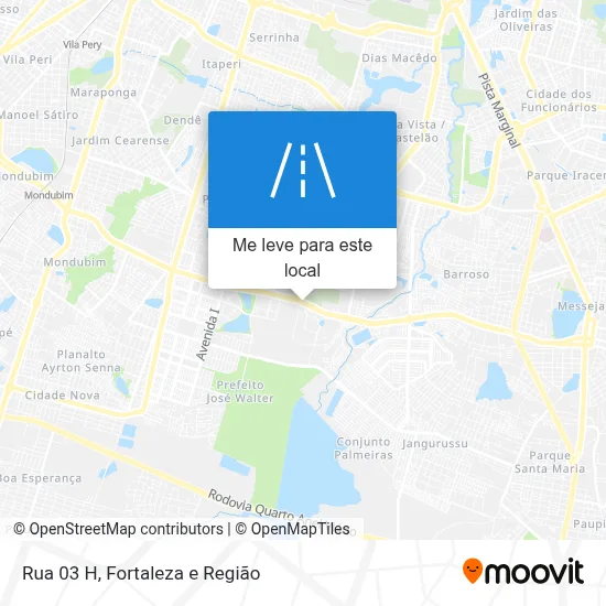 Rua 03 H mapa