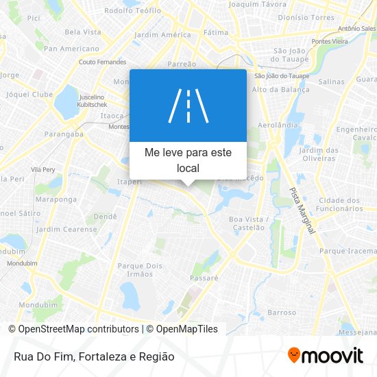 Rua Do Fim mapa