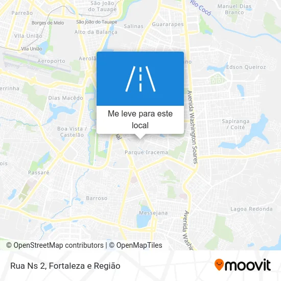 Rua Ns 2 mapa