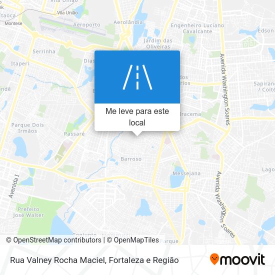 Rua Valney Rocha Maciel mapa