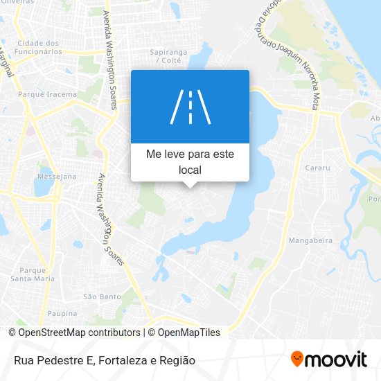 Rua Pedestre E mapa