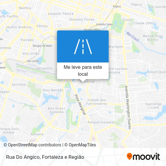 Rua Do Angico mapa