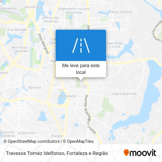 Travessa Tomáz Idelfonso mapa