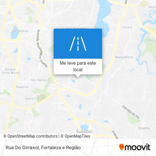Rua Do Girrasol mapa