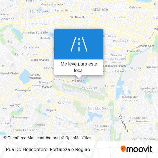 Rua Do Helicóptero mapa