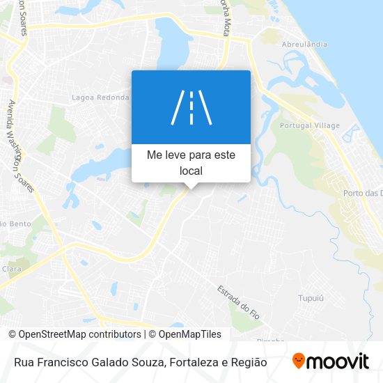 Rua Francisco Galado Souza mapa