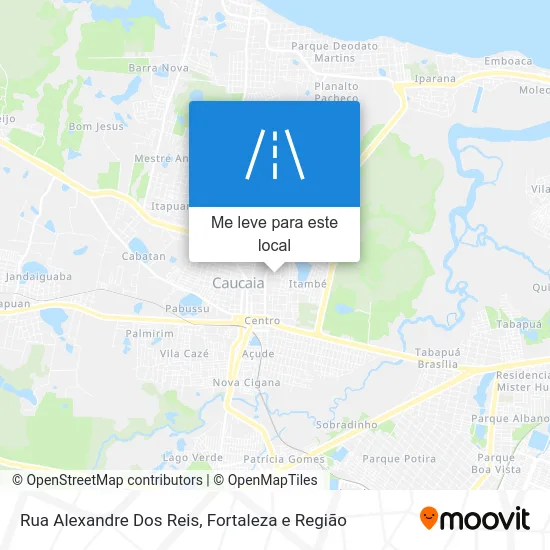 Rua Alexandre Dos Reis mapa