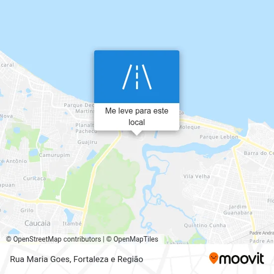 Rua Maria Goes mapa
