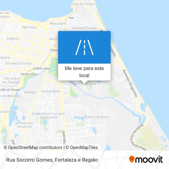 Rua Socorro Gomes mapa