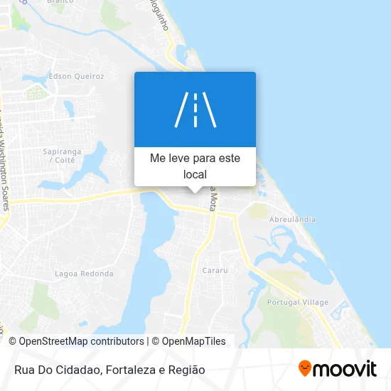 Rua Do Cidadao mapa