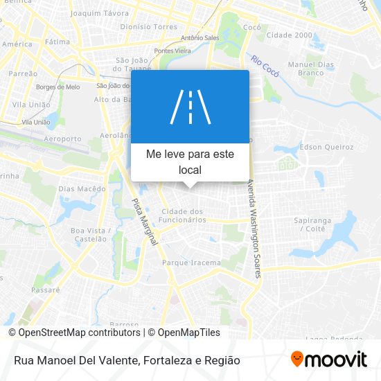 Rua Manoel Del Valente mapa