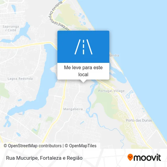 Rua Mucuripe mapa