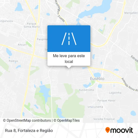 Rua 8 mapa