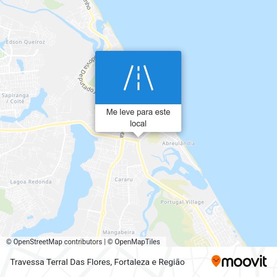 Travessa Terral Das Flores mapa