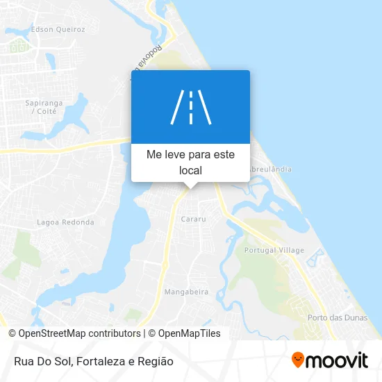 Rua Do Sol mapa