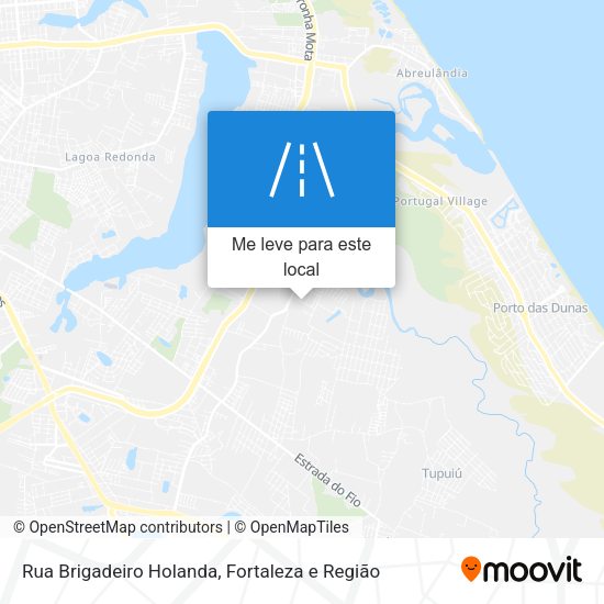 Rua Brigadeiro Holanda mapa