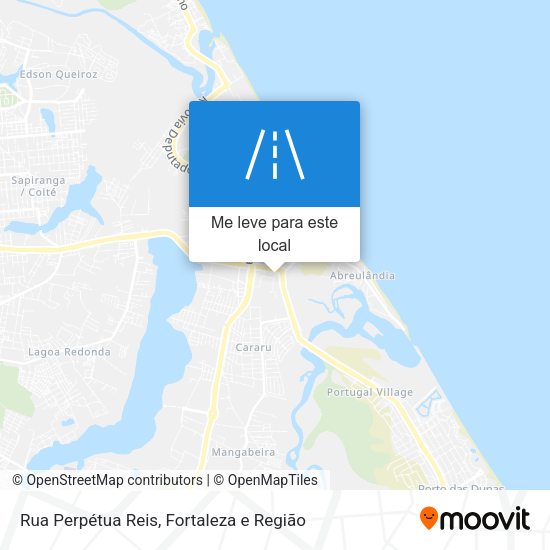 Rua Perpétua Reis mapa