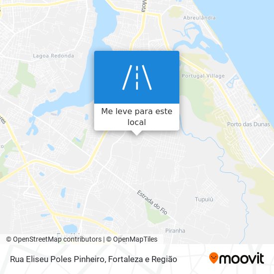 Rua Eliseu Poles Pinheiro mapa