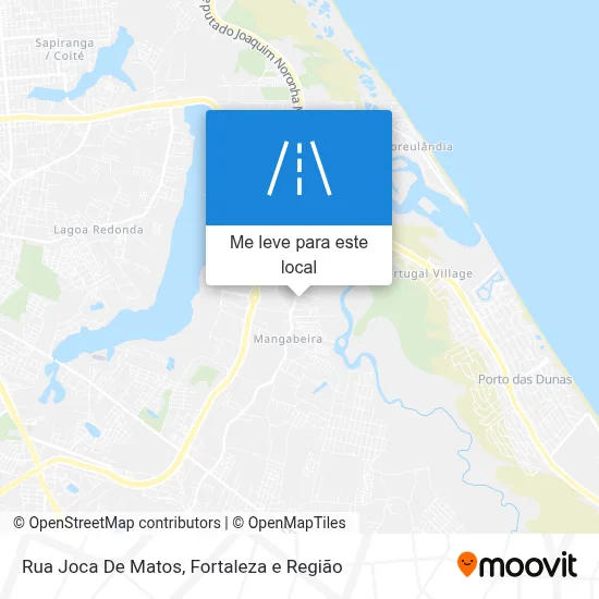 Rua Joca De Matos mapa