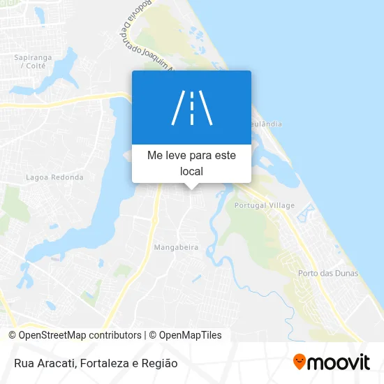 Rua Aracati mapa